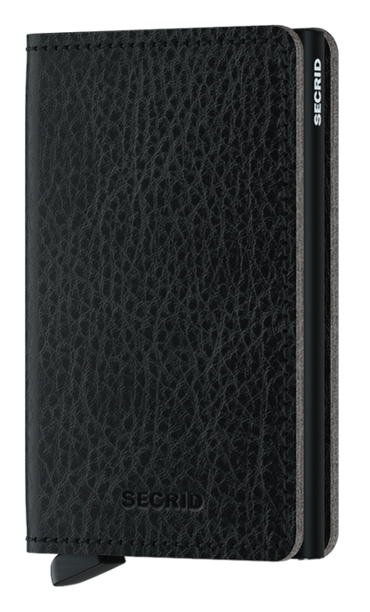 Slimwallet Vegetable Tanned Black-Black