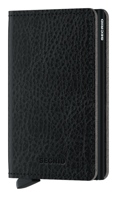 Slimwallet Vegetable Tanned Black-Black