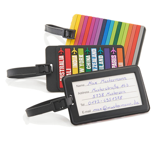 Accessoires Kofferanh.multicol., sortiert