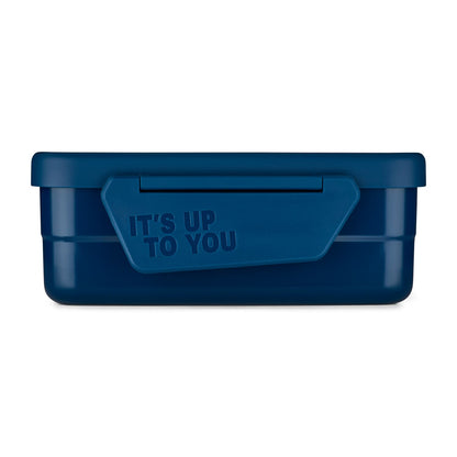 Edelstahl Brotdose Blue