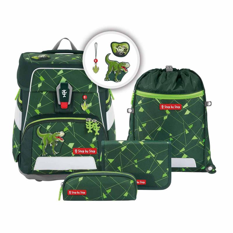 Space Shine Schulranzen-Set Dino Night Tyro