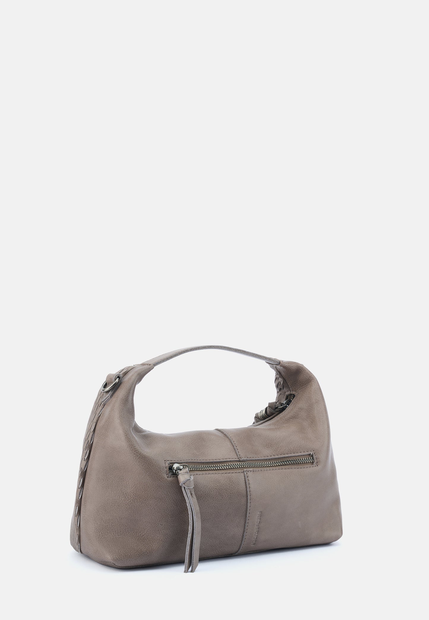 Soft Cut Handbag Muddy Khaki Brown