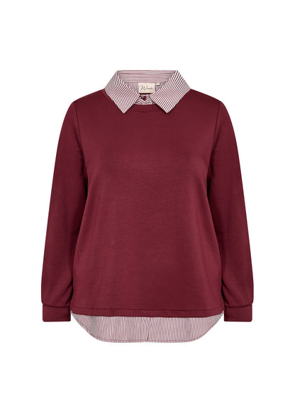 Wa-Sabina 63 Sweatshirt 4850C DARK RED COM