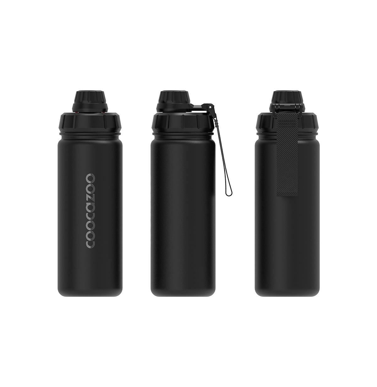 Trinkflasche Tritan Black