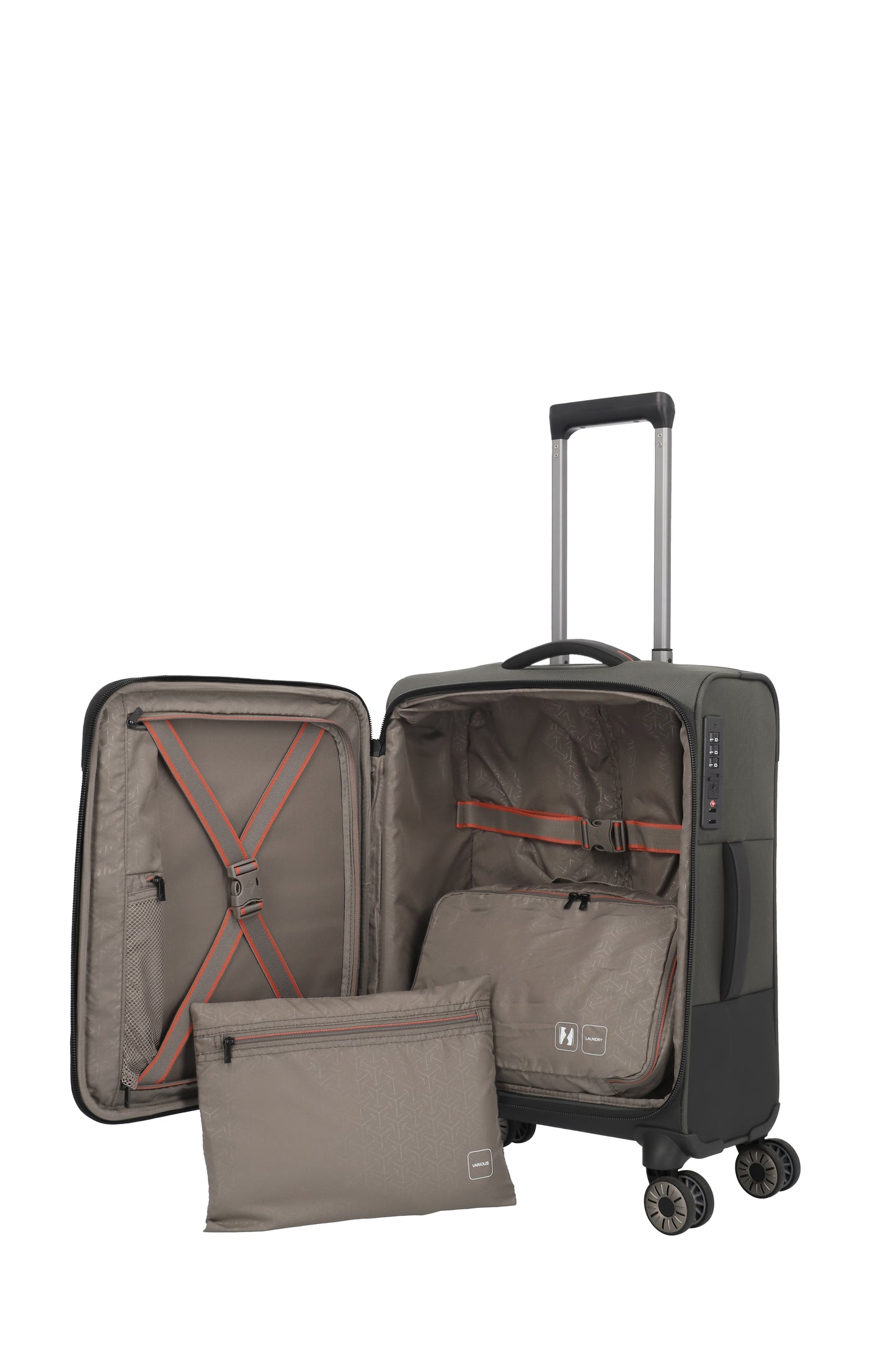 Crosslite 4W Trolley S, Oliv