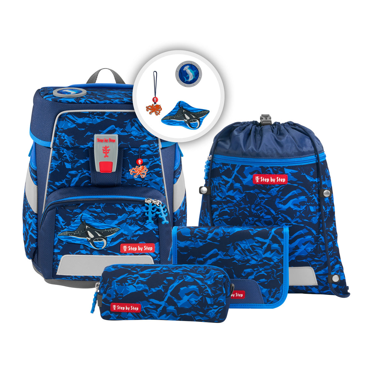 Schulranzen-Set Manta Rio,