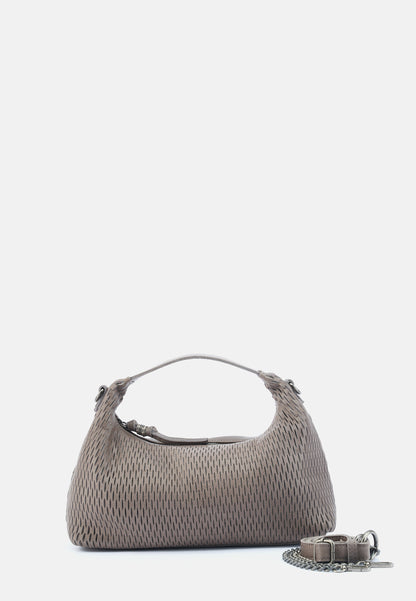 Soft Cut Handbag Muddy Khaki Brown