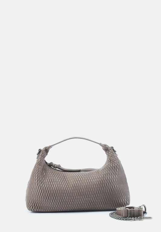 Soft Cut Handbag Muddy Khaki Brown