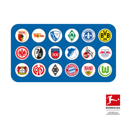 Clublogos 18-Tlg. Bundesliga