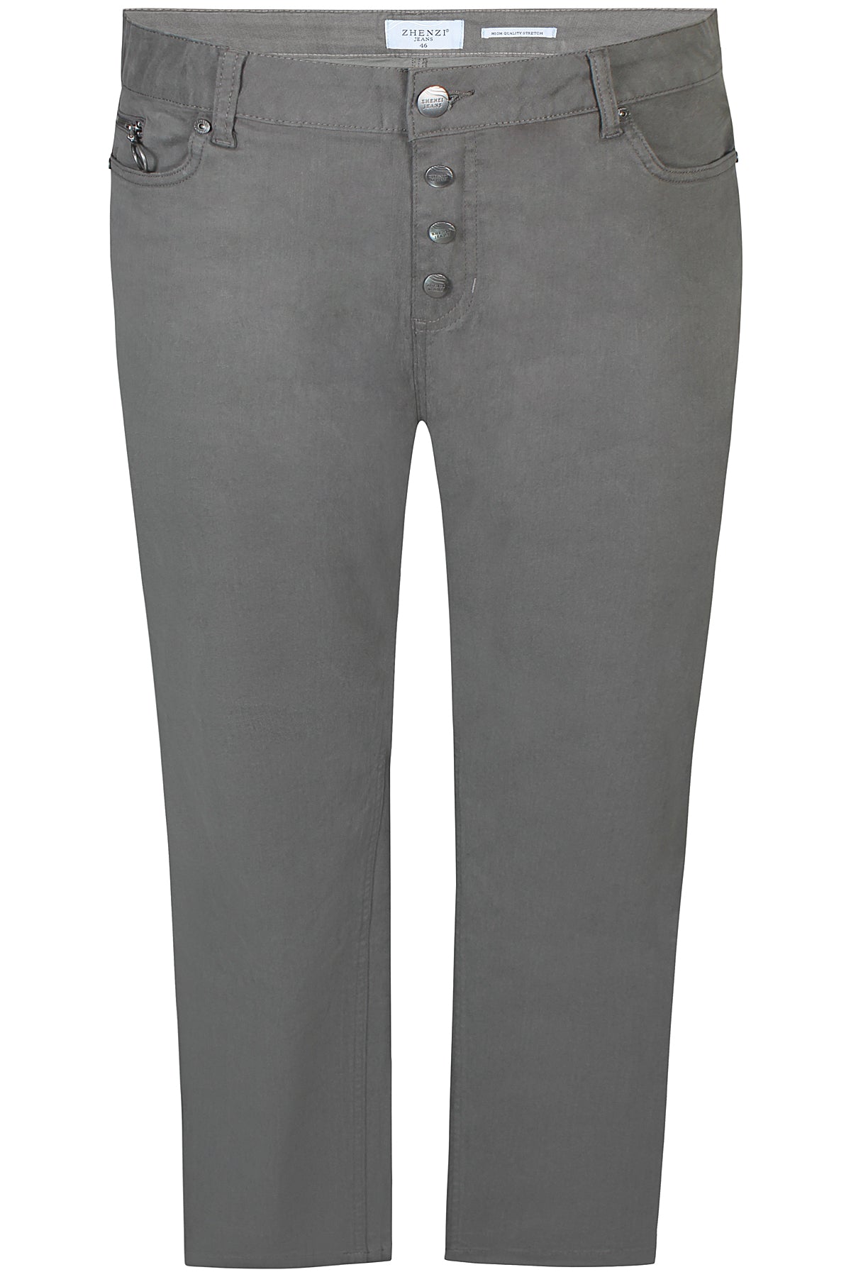 Zh-Stomp 122-Stomp Fit Pants Washed Stone green