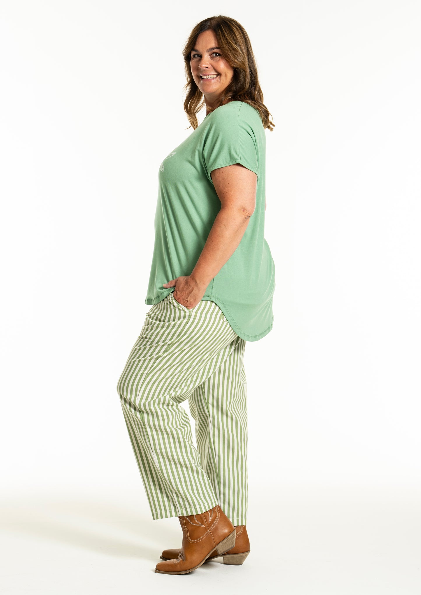 Ggitte T-Shirt With Print Green