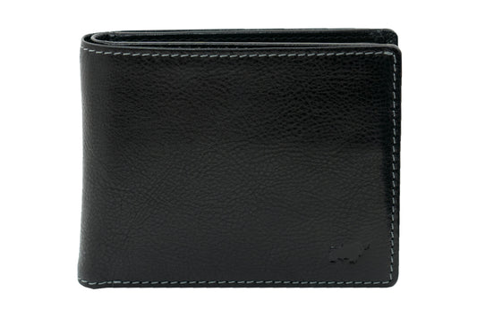 Arezzo Rfid Geldbörse 4+4Cs Schwarz schwarz