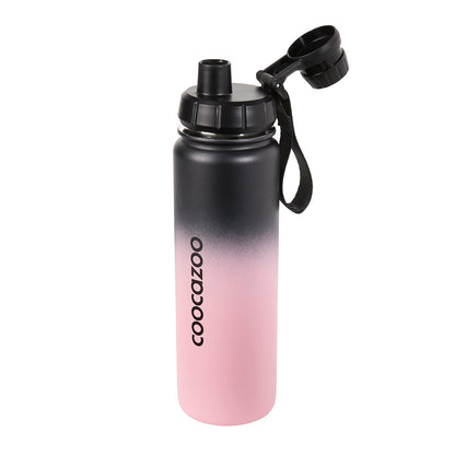Isolierte Edelstahl-Trinkflasche Gradient Rose