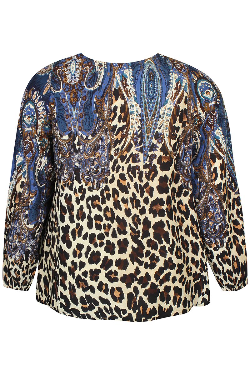 Zh-Siff 1049-Blouse L/S True Blue