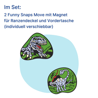 Funny Snaps Move 2Er Set Danger Dino