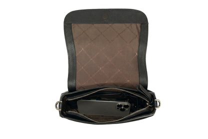 Hanna Flap Bag schwarz