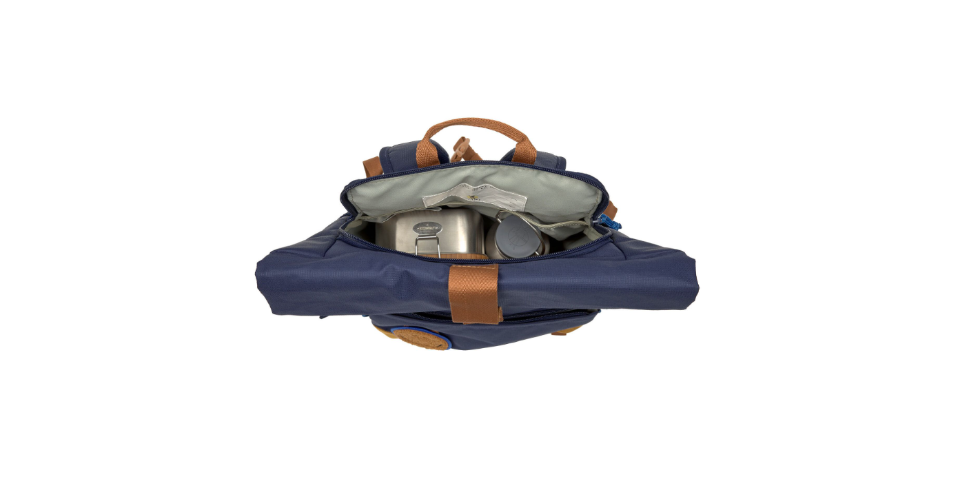 Medium Rolltop Backpack Little Gang navy