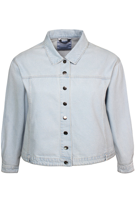 Holi 776-Jacket L/S Light Blue Glitter