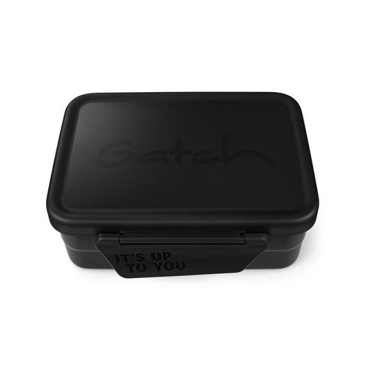 Edelstahl Brotdose black