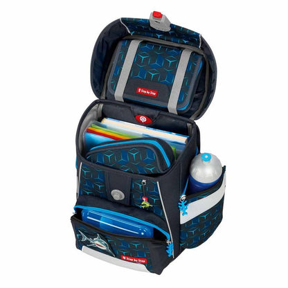 Space Shine Schulranzen-Set Shark Dexter