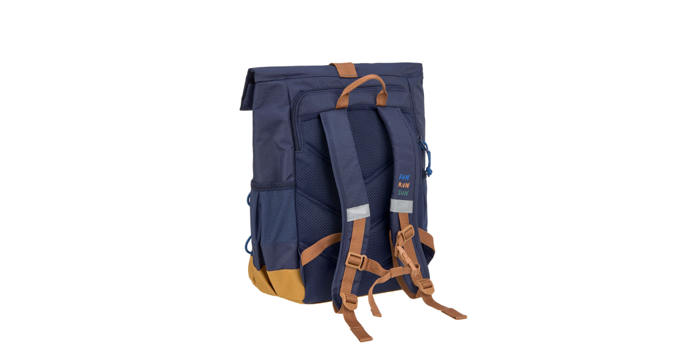Medium Rolltop Backpack Little Gang navy