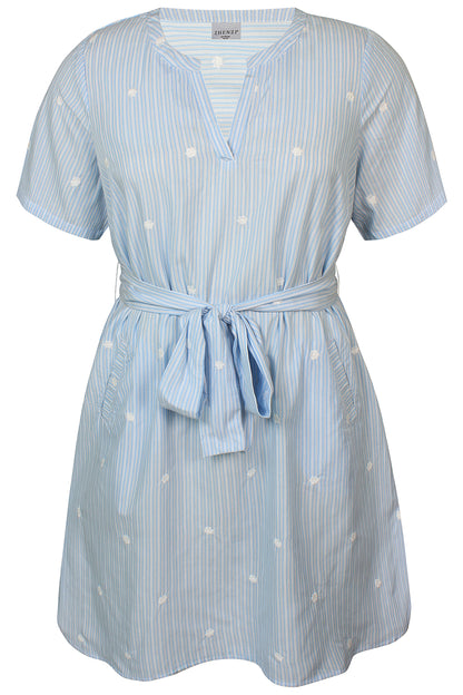 Gera 748-Dress S/S Blue bell