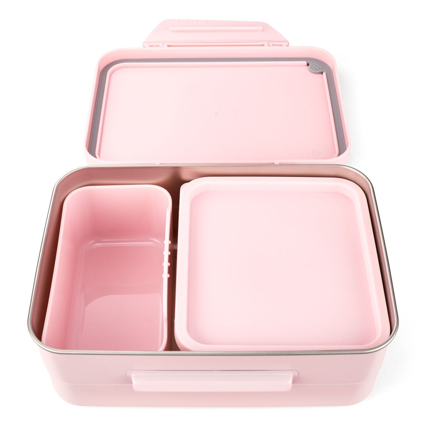 Edelstahl Brotdose Rose