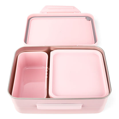 Edelstahl Brotdose Rose