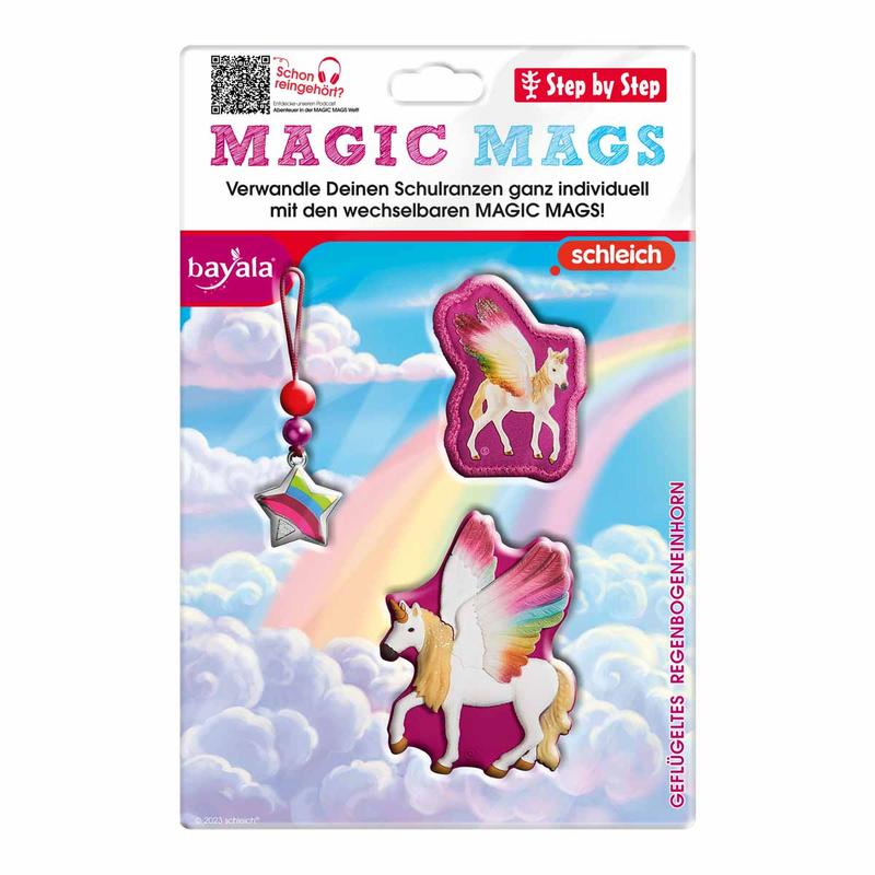 Magic Mags Schleich® bayala®, geflügeltes Regenbogeneinhorn