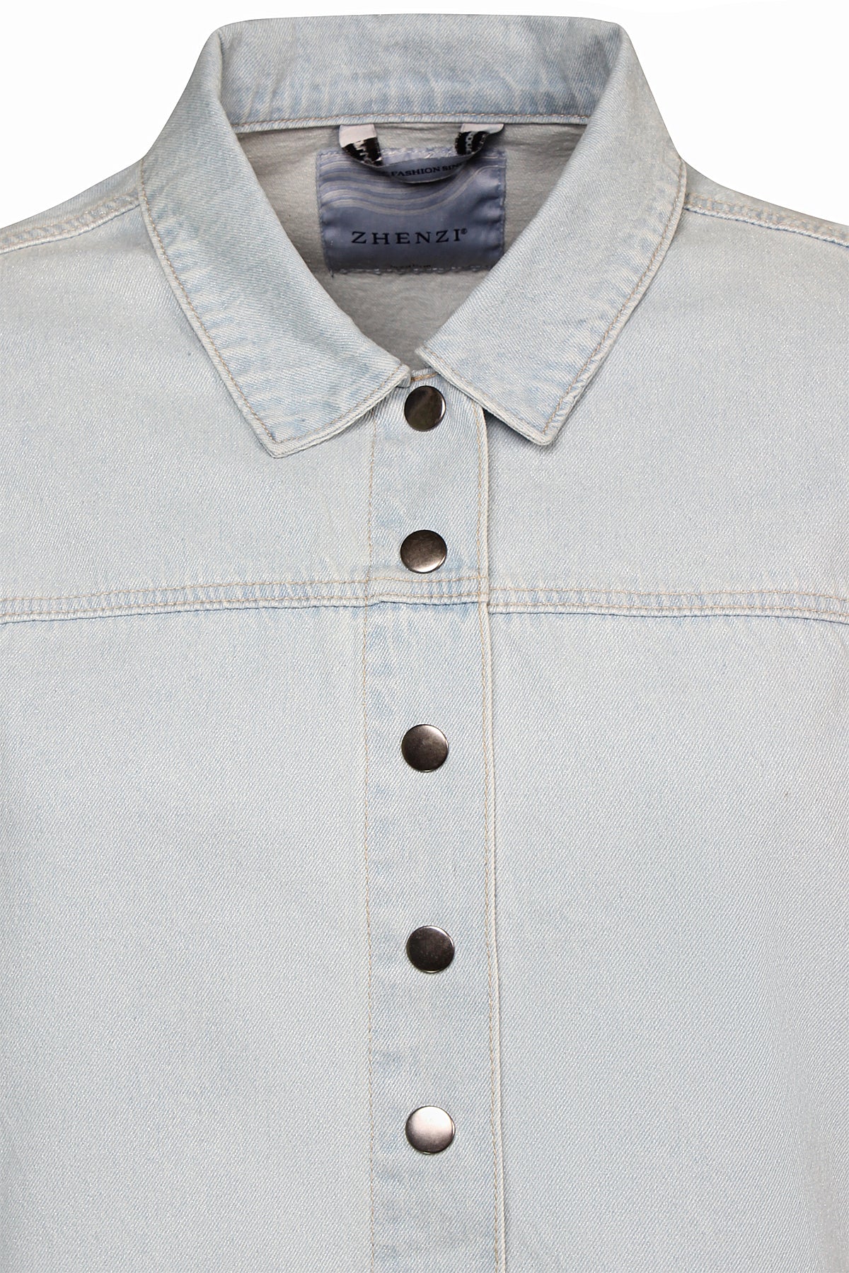 Holi 776-Jacket L/S Light Blue Glitter