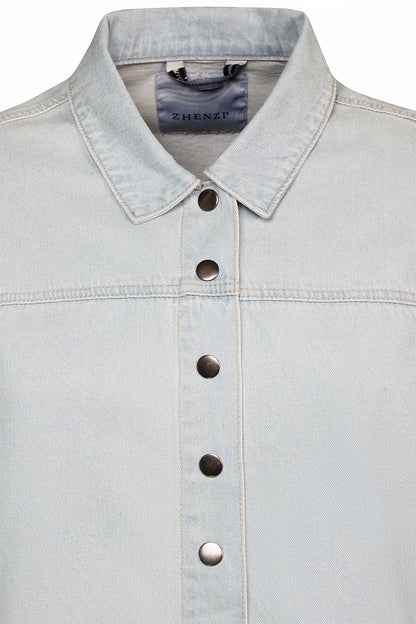 Holi 776-Jacket L/S Light Blue Glitter