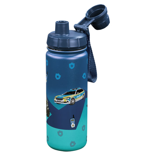 Isolierte Edelstahl-Trinkflasche Police