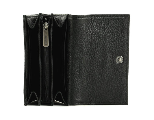 My Old Friend Flap Wallet black