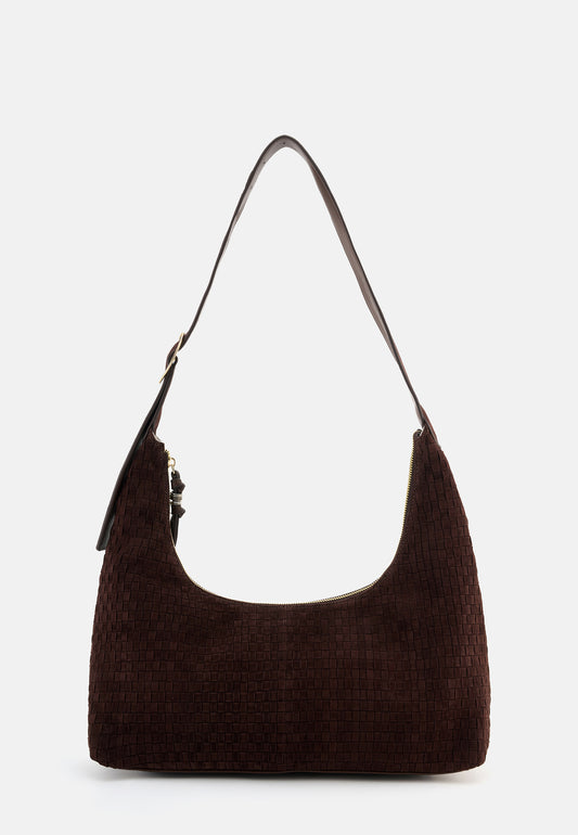 Weave Harmony Handbag dark chocolate