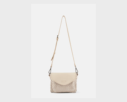 Natural Flow Crossbag With Flap oat milk