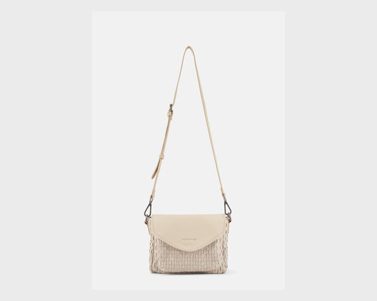 Natural Flow Crossbag With Flap oat milk