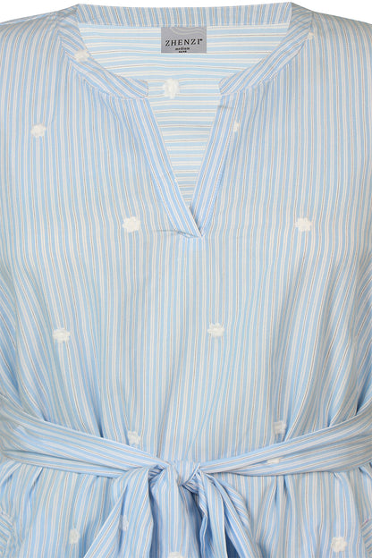 Gera 748-Dress S/S Blue bell